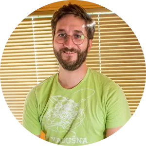 Portrait of Jani Peljhan